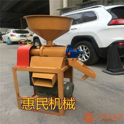 選擇小型碾米機的注意事項 330型去皮制糝機解析